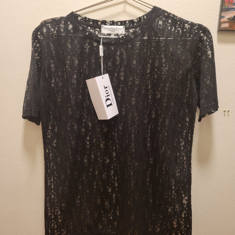 Christian Dior See-Through Shirt/Tee